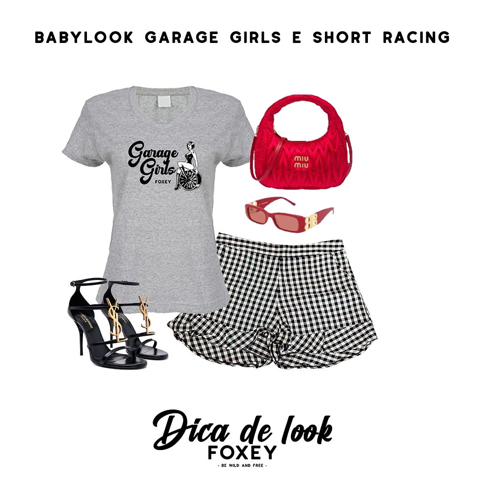 Miniatura: Short Racing com Babado