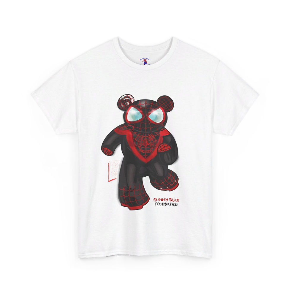 Thumbnail: Unisex Heavy Cotton Spider-Bear Tee