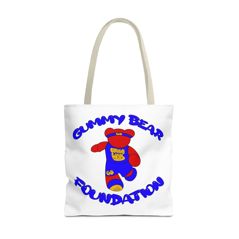 Thumbnail: Classic Gummybear Foundation Dyed Print Tote Bag