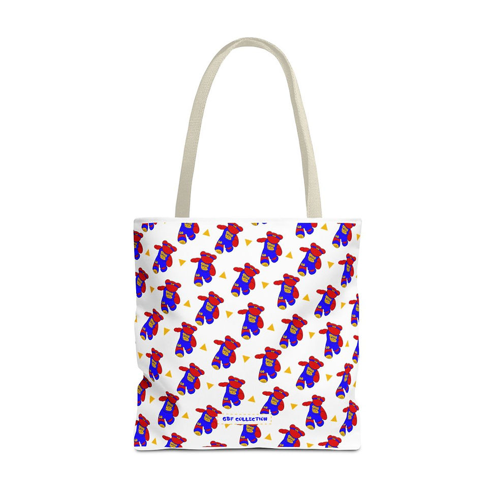 Thumbnail: Gummybear Foundation Patterned Dyed Print Tote Bag