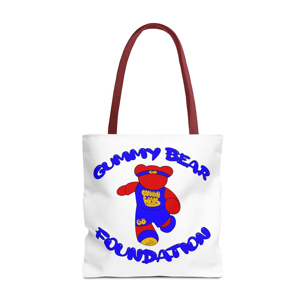 Thumbnail: Classic Gummybear Foundation Dyed Print Tote Bag
