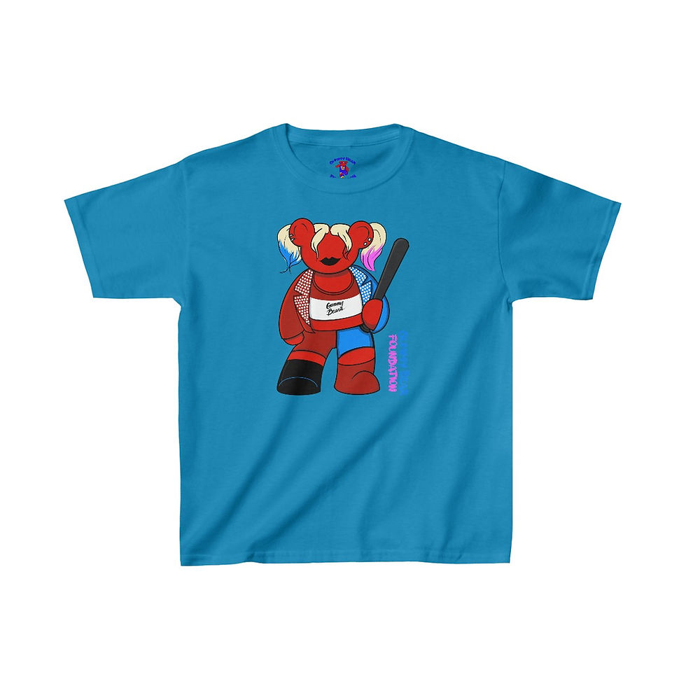 Thumbnail: Kids Heavy Cotton Harley-Bear Tee
