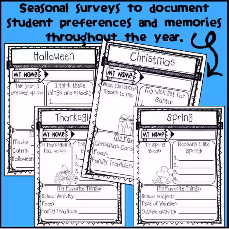 end-of-year student portfolios