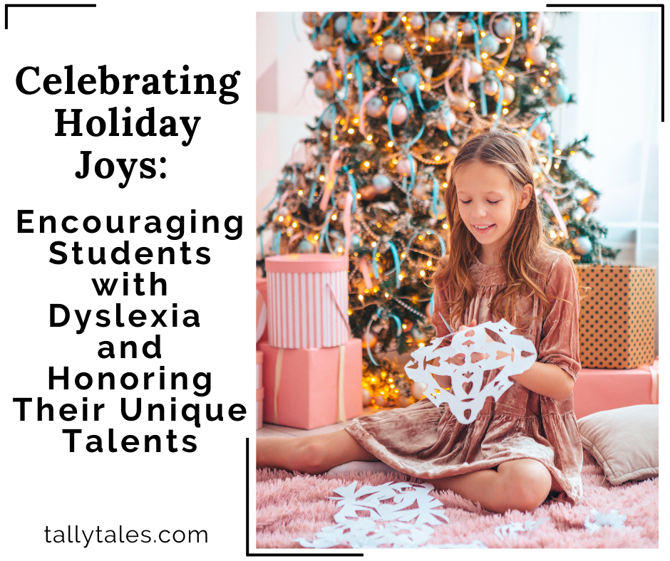 Girl with dyslexia uses unique talent to create holiday decorations
