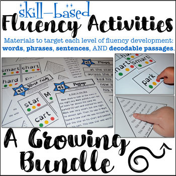 Growing Bundle of Reading Fluency Activities