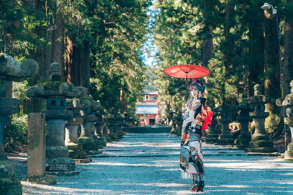 縮圖：Photobook【KEMOMIMI FURISODE】振袖和服黑白貓