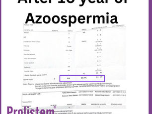 סיפור הצלחה נוסף: אחרי 10 שנים של מאבק, הופיע שינוי בבדיקת הזרע