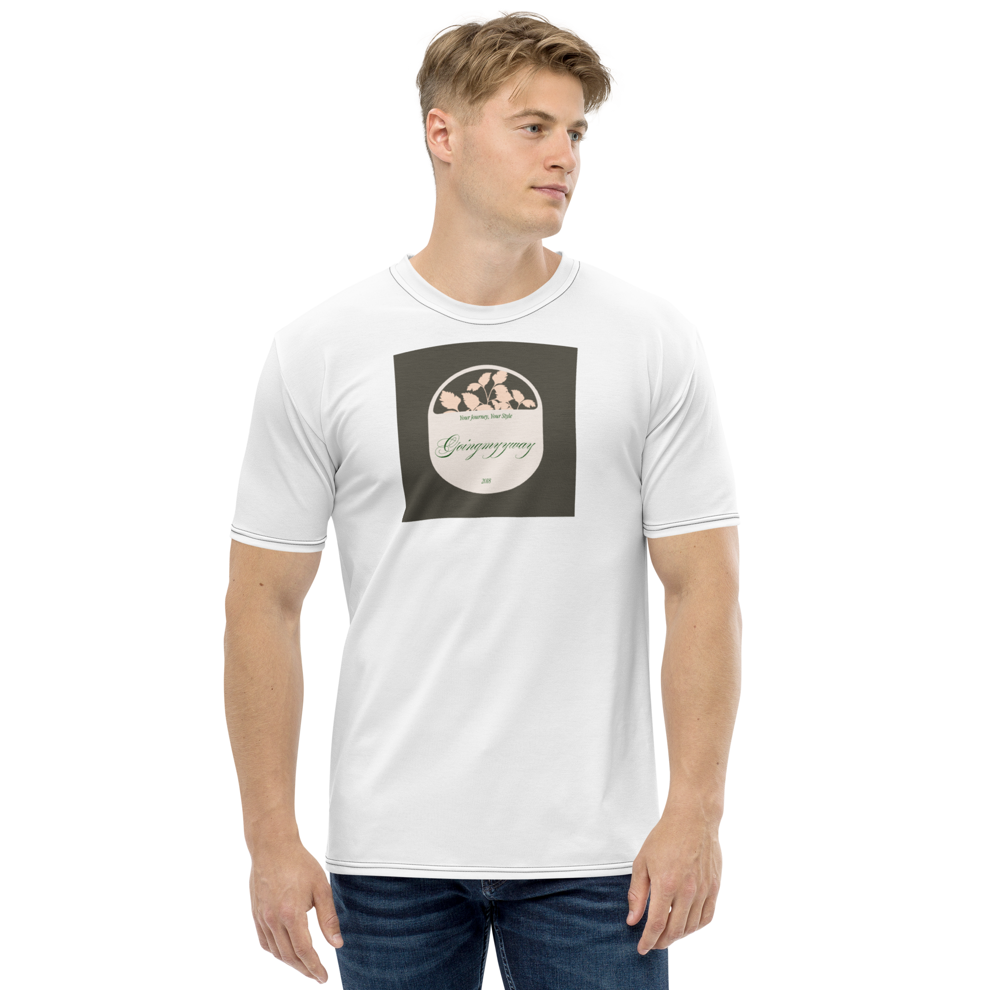 All-Over Print Men's Crew Neck T-Shirt