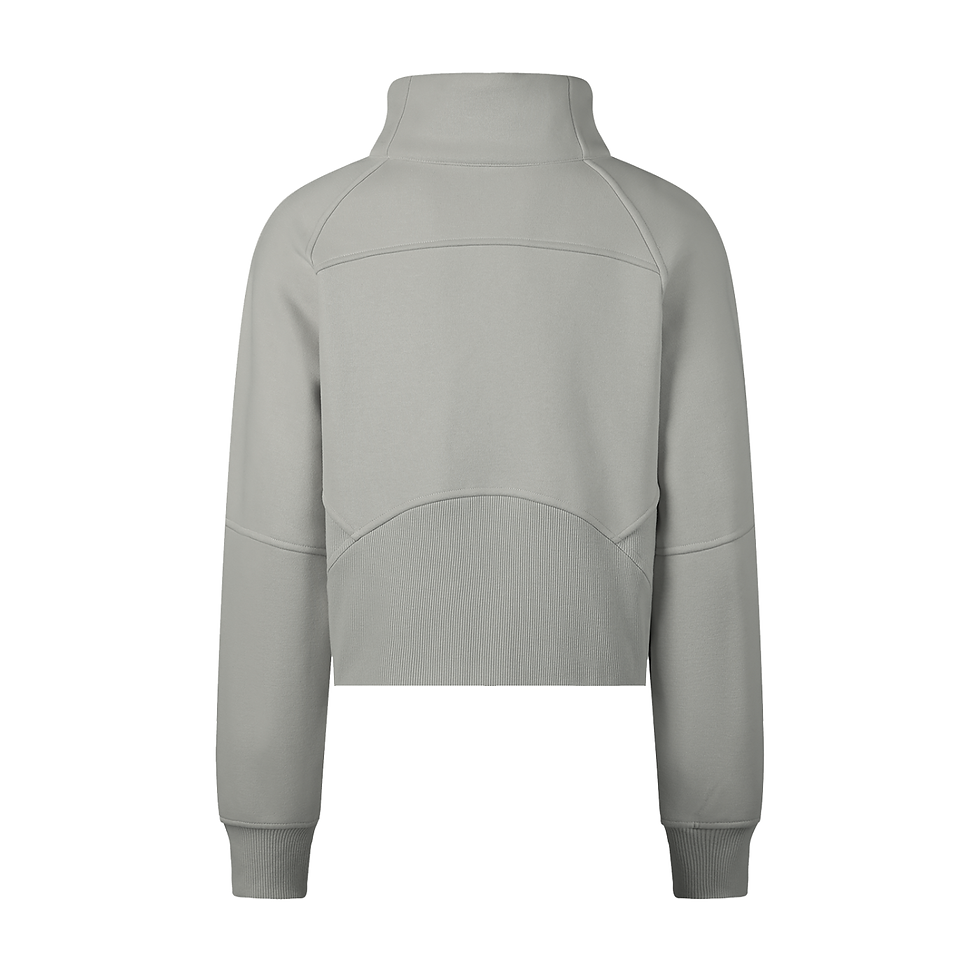 Thumbnail: Cropped Half-Zip Sweatshirt