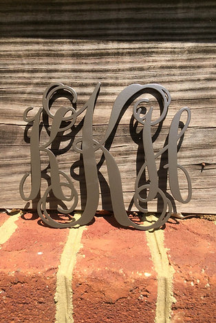 Small Metal Monogram