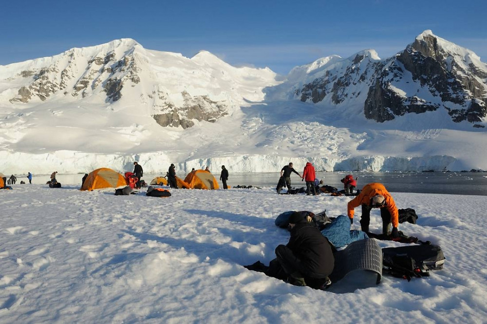 things to do in antarctica camping