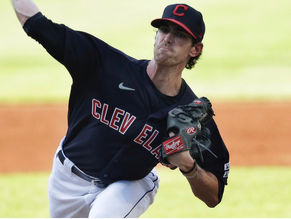 Bieber fans 14, leadsTribe to 2-0 win in opener.