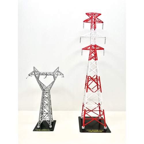 第2弾】鉄塔ペーパークラフト/超高圧鉄塔(赤白鉄塔) | LINEMAN NETWORK