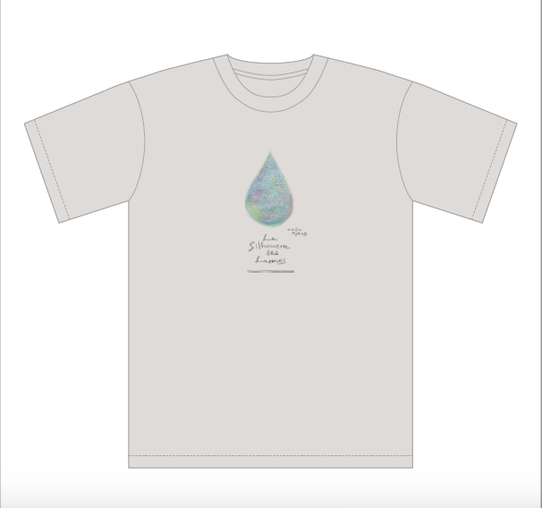 涙のシルエットTシャツ