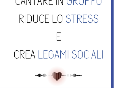 Cantare in gruppo riduce lo stress e crea legami sociali