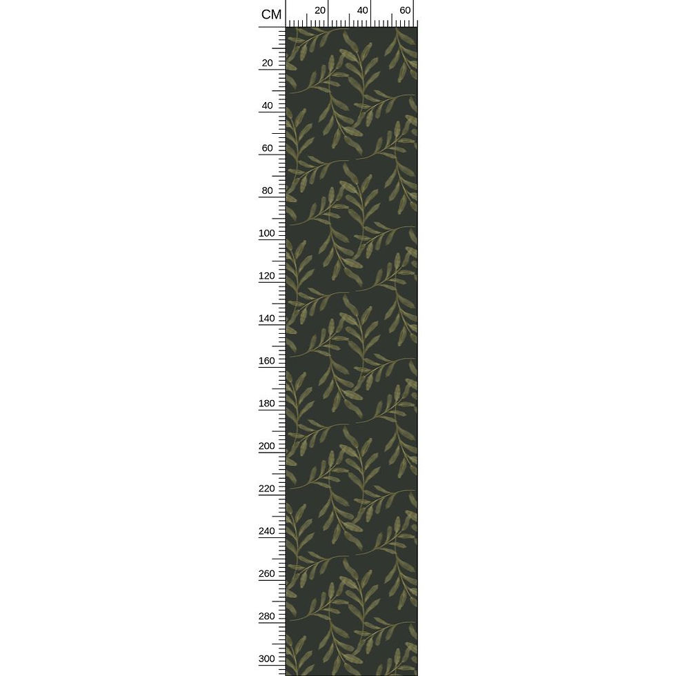 Thumbnail: Wandering Leaves Wallpaper Botanical Pattern in Forest Green
