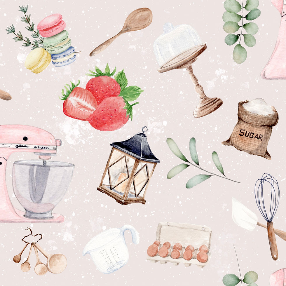 Gourmet Dessert Blush Pink