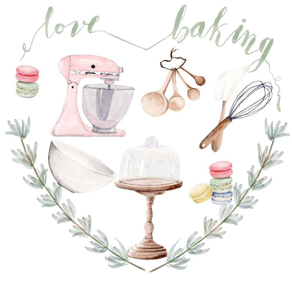 Gourmet Dessert illustrations