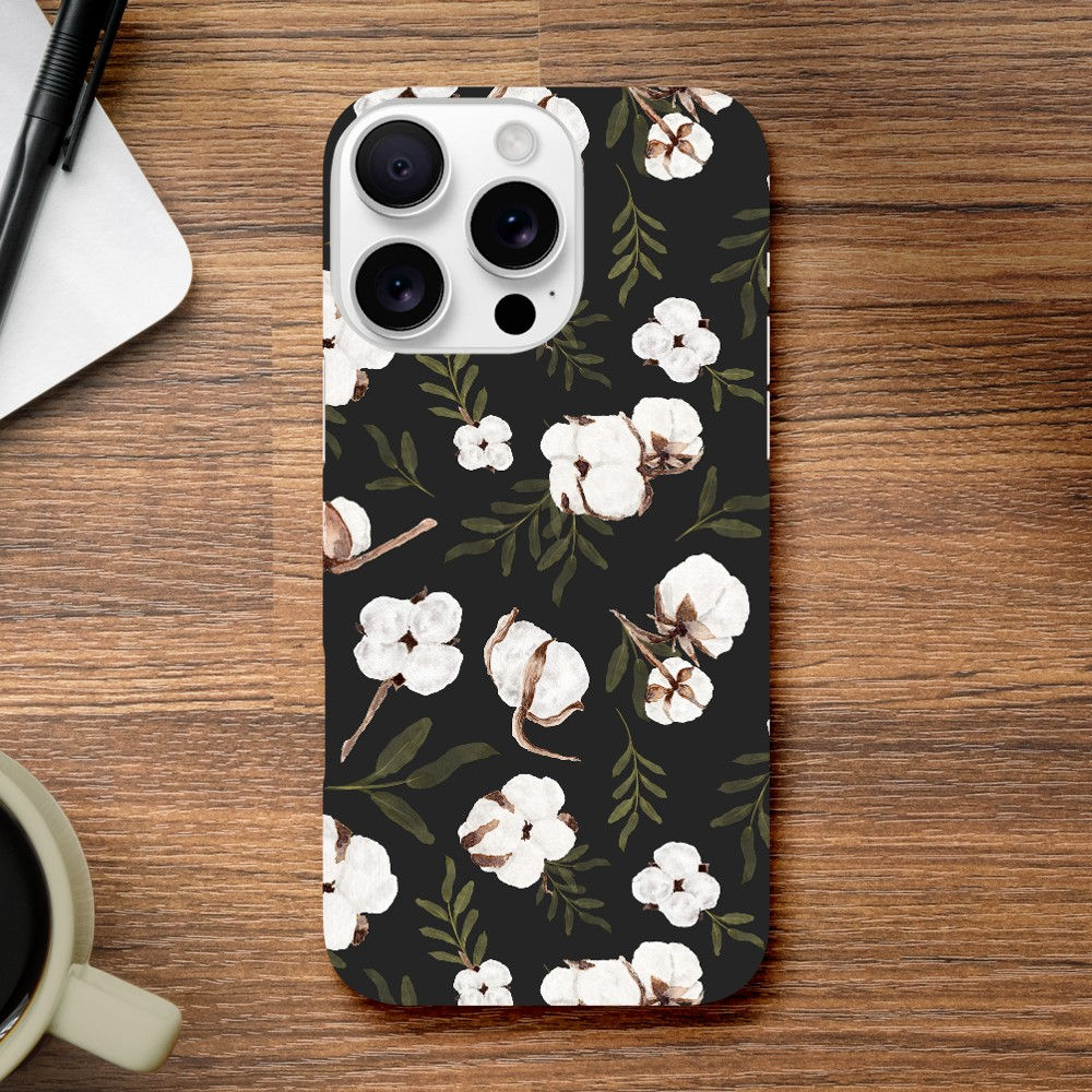 Slim case for iPhone Cotton Cane Almost Black