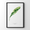 Thumbnail: Banana Leaf Watercolour Art Print