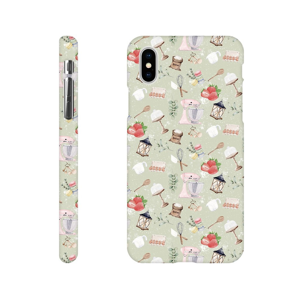 Thumbnail: Slim case Apple iPhone - Gourmet Dessert Pitachio Green