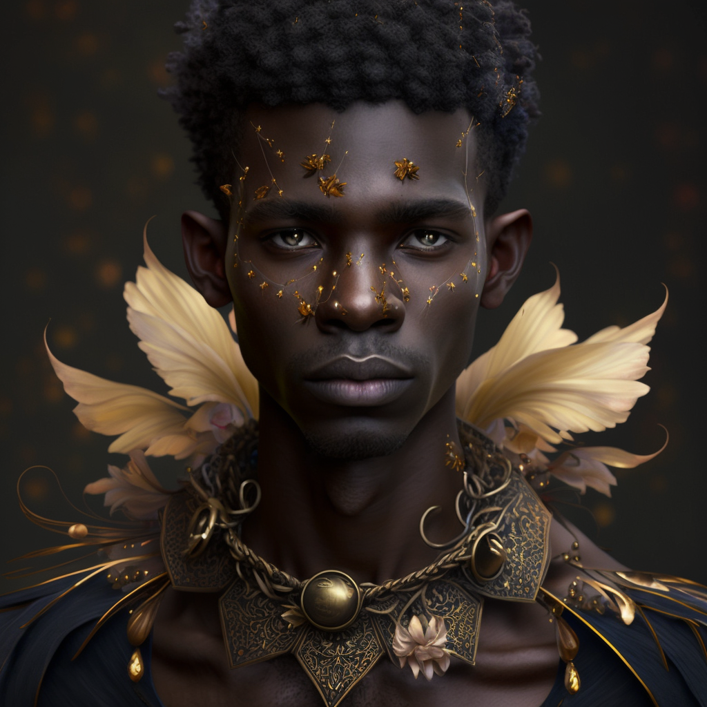 Male dark skin Fae.