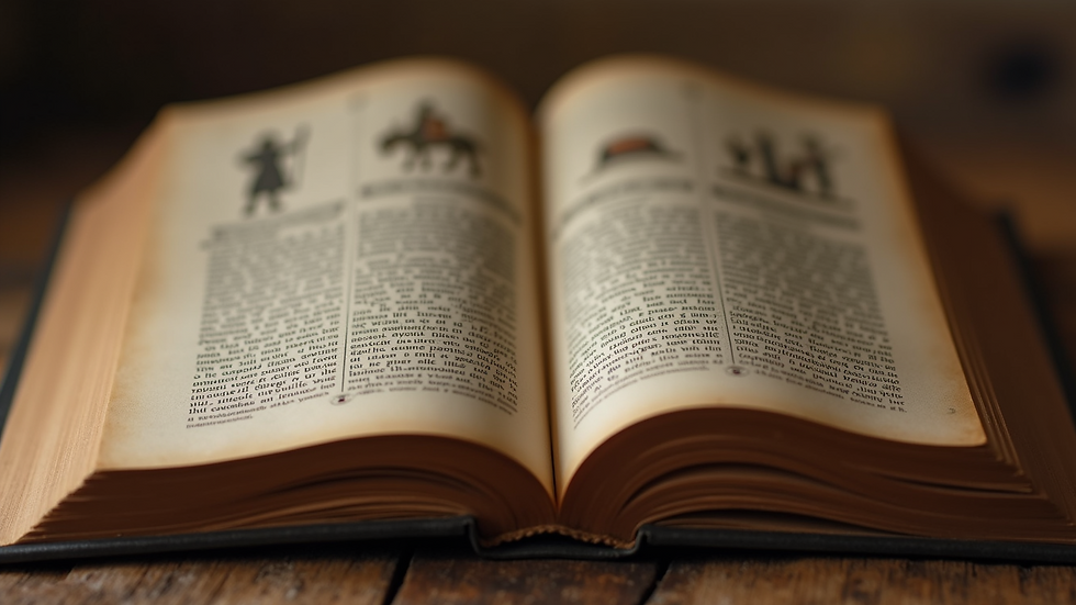 Close-up view of an open historical book showcasing ancient cultures