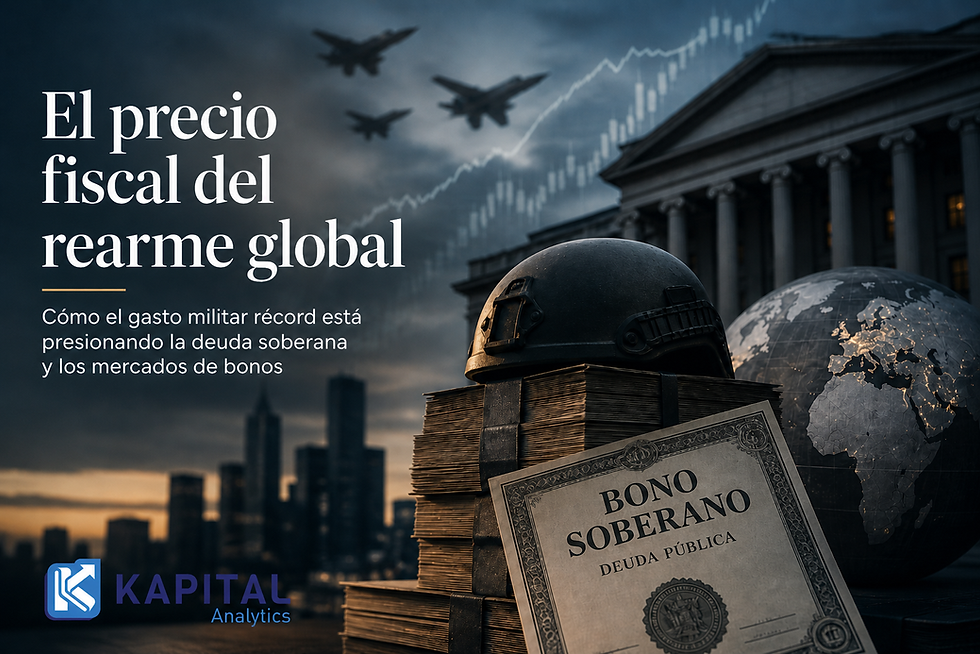 El precio fiscal del rearme global