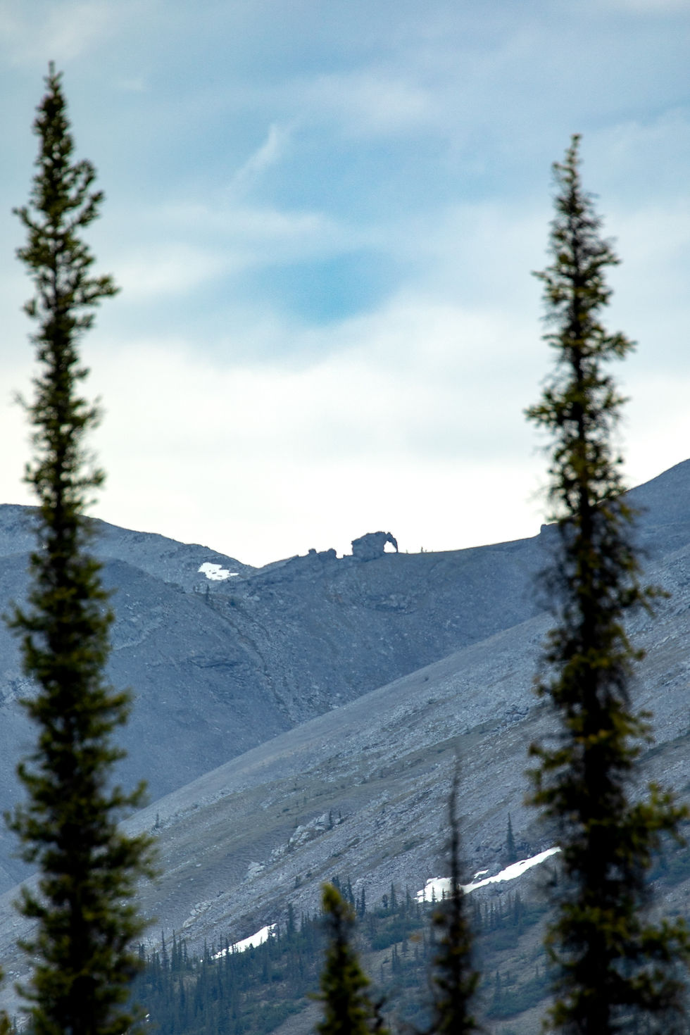 elephant rock on the Dempster Highway