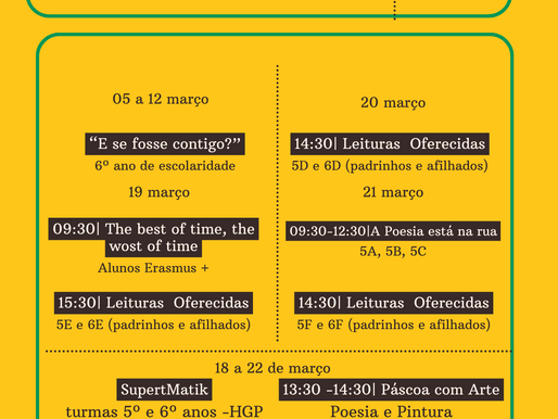 SEMANA DA LEITURA |PROGRAMA