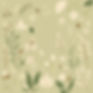 botanical background with plant icons, mature and elegant, greens, browns and creams, warm