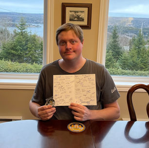 The King's Own Contributes to an Unusual Challenge Coin Challenge