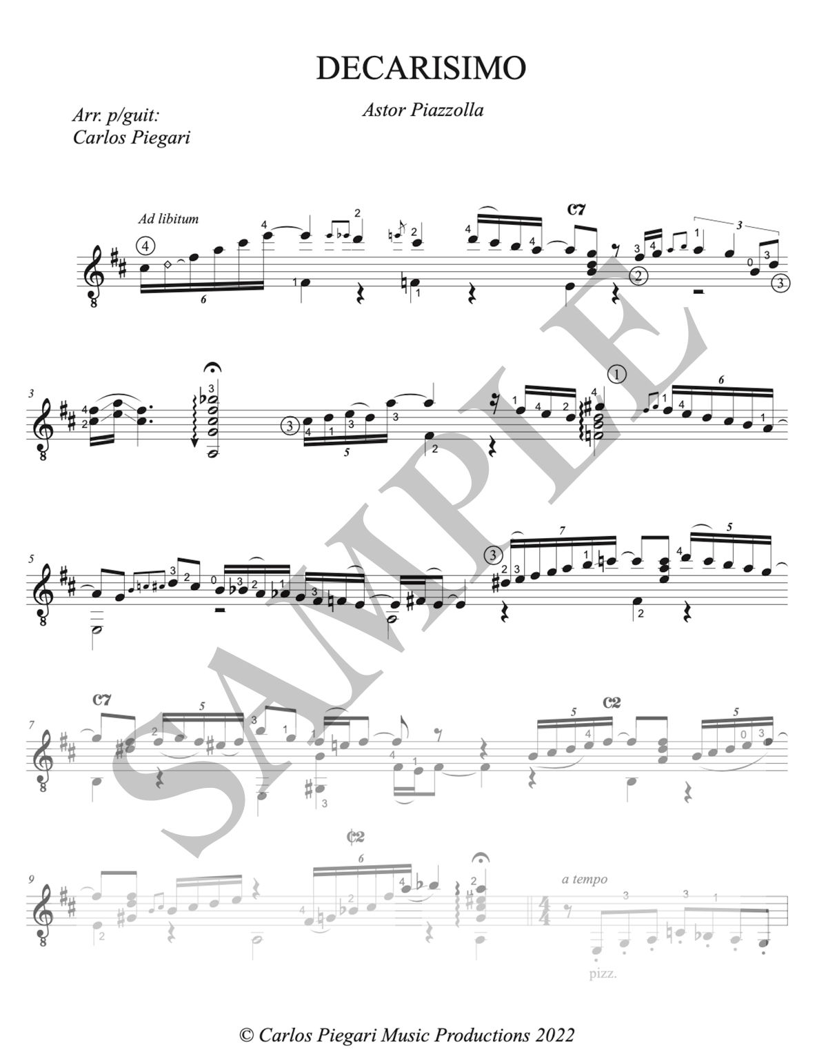 DECARISIMO (Piazzolla)