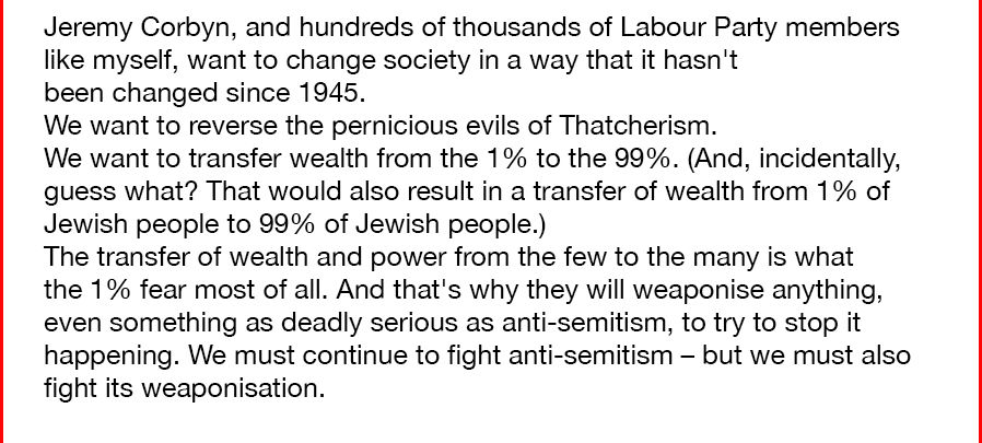 Antisemitism In The Labour Party...