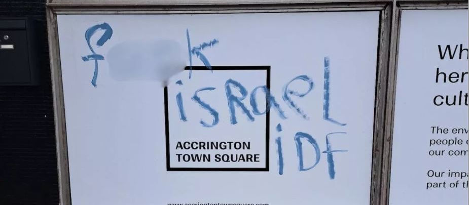Anti-Israel Graffiti 'A Hate Crime'?