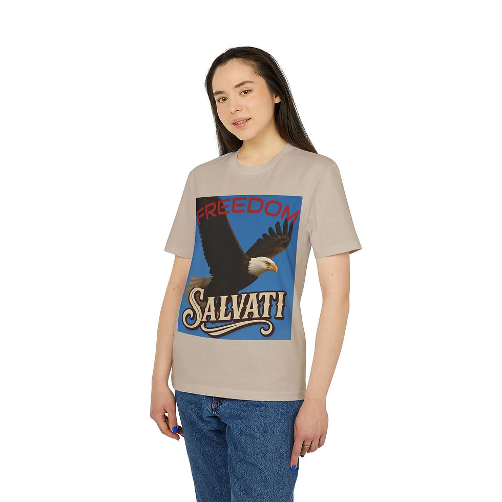 Thumbnail: SALVATI Freedom Eagle T-Shirt | Unisex Casual T - Patriotic Wear, Everyday Style