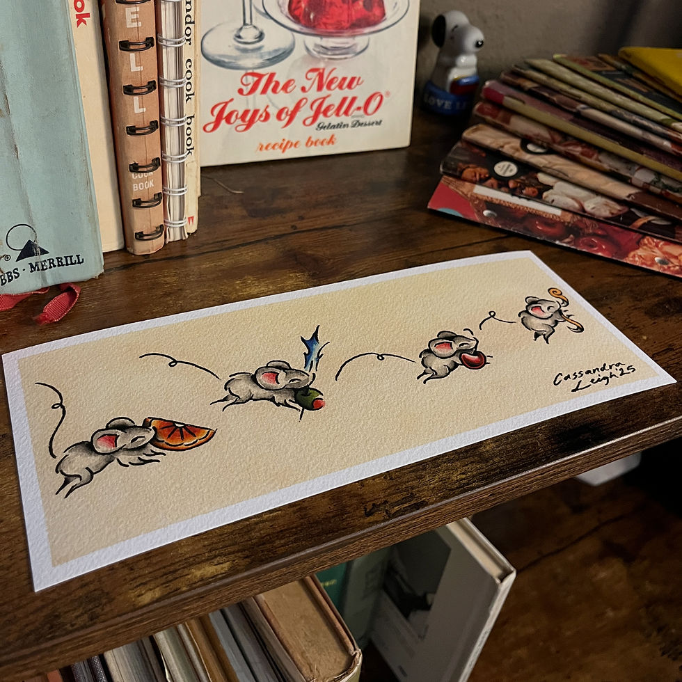 Thumbnail: "Tiny Bartenders" Print