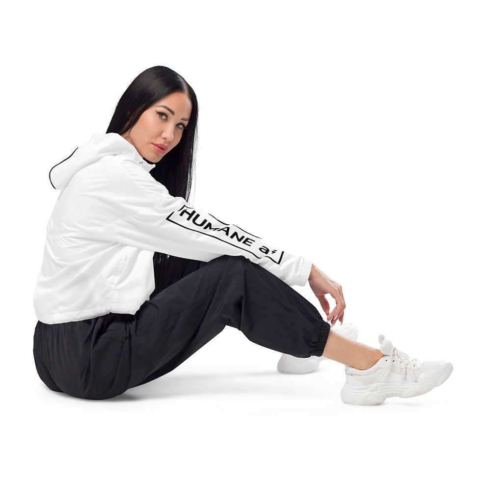 Thumbnail: HUMANEai - Women’s cropped windbreaker