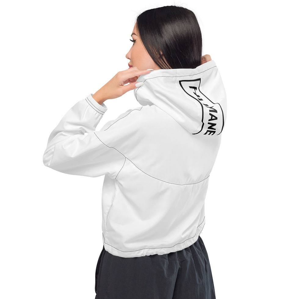 Thumbnail: HUMANEai - Women’s cropped windbreaker