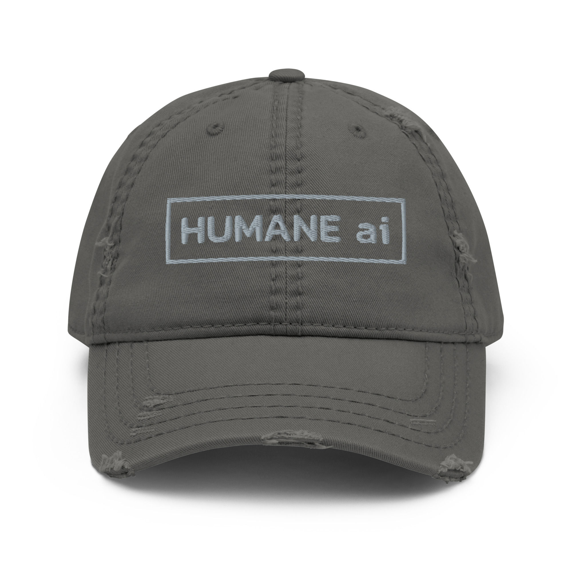 HUMANEai - Distressed Dad Hat