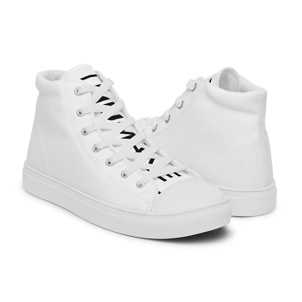 Thumbnail: HUMANEai - Men’s high top canvas shoes