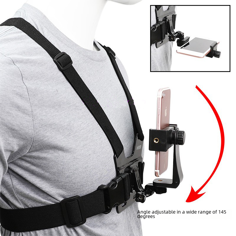 Thumbnail: Chest Strap Phone Holder for Outdoor Filming and Live Streaming