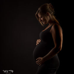 Gravid, gravidfotografering, morogbarn
