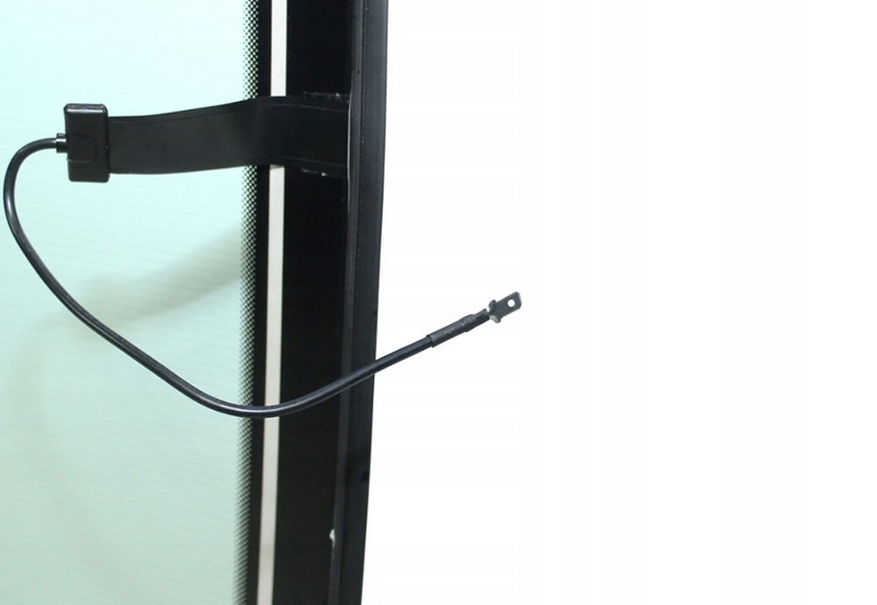 Thumbnail: Rear Window Glass BENTLEY CONTINENTAL GT Coupe 2004-2012 Heated LAMINATED