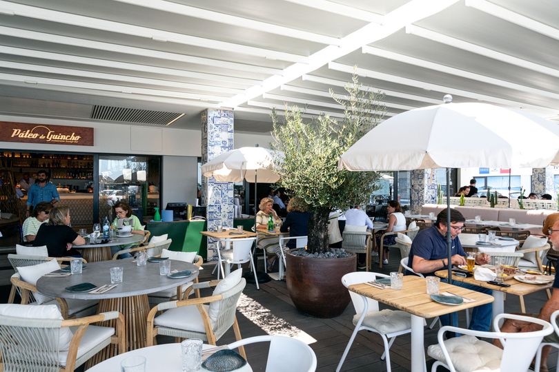 Zona de Restauração na Marina  de Cascais