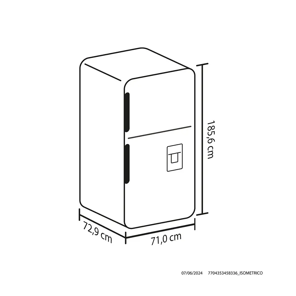 Miniatura: Nevera Haceb No Frost 448 Litros Manija Integrada Titanio