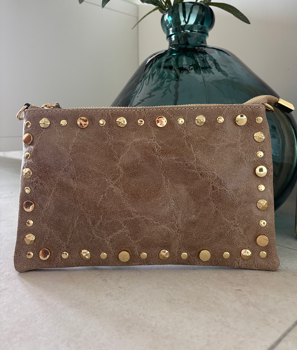 Miniature : Pochette cuir Evelyne (Différents coloris)