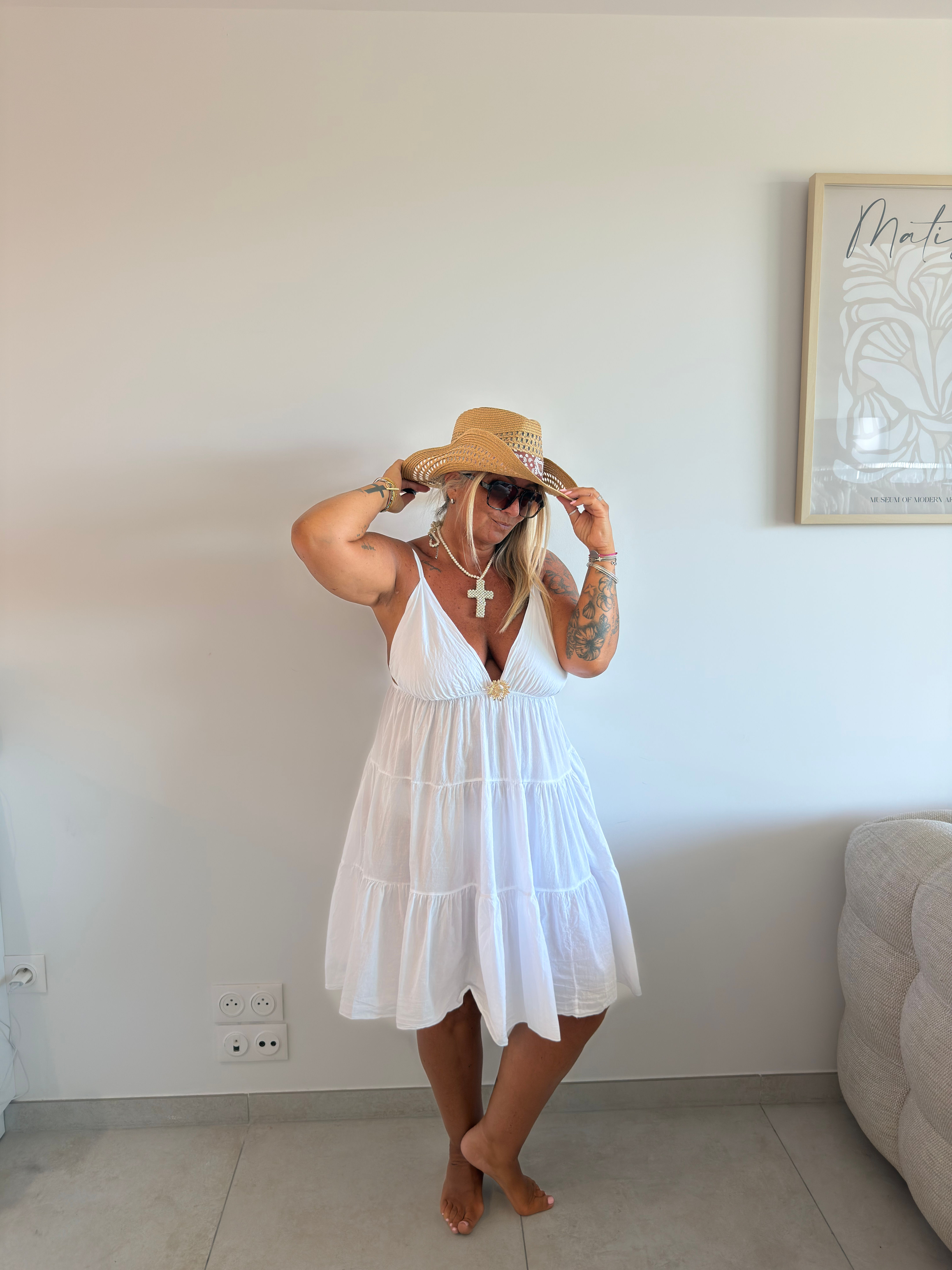 Robe Laura blanche