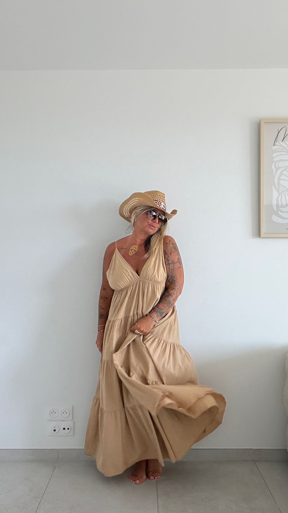 Miniature : Robe Laura camel