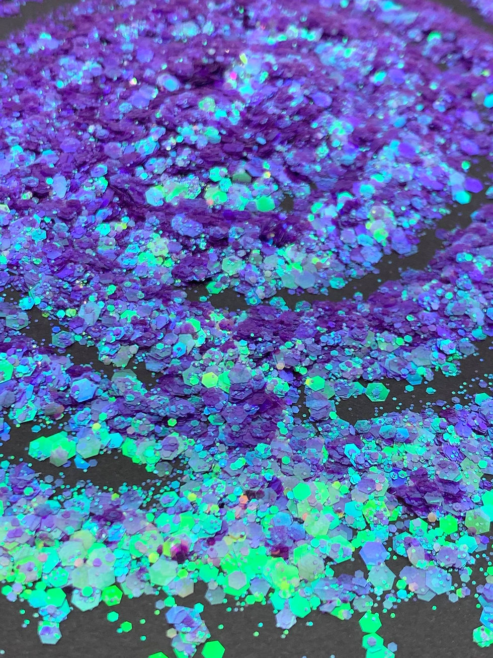 Iridescent Purple Chunky Mix